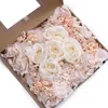 PARTY JOY 25Pcs Artificial Flowers Combo Silk Hydrangea Rose for DIY Wedding Bouquets Centerpieces Party Baby Shower Home Decor 211108