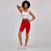 L-40 High-Rise Yoga Shorts Nudo Feeling Elastico Abbigliamento sportivo Outfit Womens Sport Sport Tight Five Points Pants Fitness Slim Fit Breve