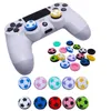 Modèle de football Silicone Thumb Stick Grip Joystick Cap Cover Pour PS5 PS4 Xbox One série X S Gamepad Rocker Caps Haute Qualité FAST SHIP