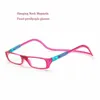 Katlanır Manyetik Okuma Gözlükleri Stok Yetişkinler 8 Renk Asılı Boyun Yapış Tıklayın 1.0 ila 4.0 Yaşlılar Gözlükleri gyq