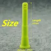 Silicone Downstem 105mm 66mm 14mm Femmina 18mm Maschio Accessorio per fumatori per piattaforme petrolifere Bong in vetro Tubi per acqua Bong in silicone Dab