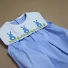 Baby Boutique Rompertjes Todler Boy GRL Smocking Kleding Zoete Born Kerst Spaanse kleding 210615