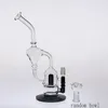 25 cm Uzun boylu Sigara Borular Cam Borular Tavşan Kase 14.4mm Cam Bongs Perc Iyi Percolator Stokta Yağ Kuleleri