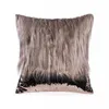 Plush Pillowcase Long Fur Sequins Gold Silver Cushion Cover Square Waist Throw Pillow Gifts Faux 45cm Cushion/Decorative