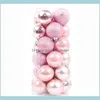Festive Party Supplies Garden 8 Cm3Dot15 Inch Tree Decor Bauble Hanging Ball Ornament For Home Christmas Decorations Gift Drop Deliver