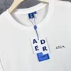 남성용 T 셔츠 2022SS Ader 오류 필기 로고 티셔츠 남성 여성 Adererror Tee Back Lettering Design Tops