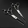 Hair Scissors 6 Silver 440C Case Cutting JaGua Thinning Barber Barbearia Profissional Acessorios Tigeras314C