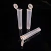 Tube en plastique résistant aux enfants Ecig pour cartouche de vape Emballage tubes PC Bobine en céramique transparente Chariots d'atomiseur d'huile Conteneur