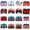 Fascia per capelli con paillettes Grande fiocco Natale Halloween Glitter Mouse Ear Boutique per ragazza Accessorio per capelli elastici per capelli P5587128