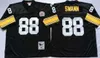 NCAA Football 83 Heath Miller Jersey 84 Antonio Brown 7 Ben Roethlisberger 43 Troy Polamalu 86 Hines Ward Franco Harris Black White