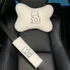 Set di sedile auto copertina Set di lusso per auto da donna Protector Winter Peluche Universale Cute Baby Accessories