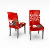 Boże Narodzenie jadalnia krzesło pokrywa duże elastyczne krzesło krzesło obejmuje krzesło biurowe Slipcovers Restauracja Banquet Hotel Decoration W-01285