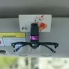 Autres accessoires intérieurs étuis à lunettes de voiture portables pince pour carte de billet pare-soleil porte-lunettes de soleil stockage créatif automatique