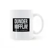 Dunder Mifflin Os Melhores Copas de Coffeas e Canecas do Escritório de Boss 11 oz Cerâmica Funny Ceramic/Milk/Cocoa Gream de escritório exclusivo 210409