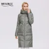 Miegofce Vinter Kvinnor Parka Lång bomull Stora Fickor Ladies Coat Side Zipper Quilted Coats Jackor för D21698 210923