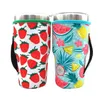 Packing Bags Drinkware Handle Summery Style Reusable Ice Coffee Cup Sleeve Cover Neoprene Insulated Sleeves Holder Case Pouch For 30oz Tumbler Mug Water Bottle