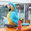 Simulering plysch papegoja fågel fylld docka barn leksak dekoration jul festgåva m047 210728