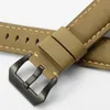 22/24/26mm Retro Buntes italienisches Vintage-Uhrenarmband aus echtem Leder mit Dornschließe für Panerai-Uhr PAM Man mit Werkzeug