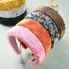 2021 Summer Crystal Full Rhinestone Headband Sundries Designers Strawberry Hair Märke for Womens Girls FHL456-WLL