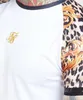 Men's T-Shirts 2022 T-shirt Summer Man Fashion Shoulder Leopard Casual Bodybuilding Blouse Crew Neck