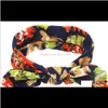 Czeski Pałąk Bawełniana Dziewczyna Baby Bowknot Flower Turban Twist Head Wrap Twisted Knot Soft Band Kids Opaski Bandanas Onu0k Accessor IHJNB