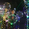 2021 LED lumières clignotantes ballons éclairage de nuit chaîne lumineuse Bobo Ball multicolore décoration ballon mariage fête de Noël enfants cadeau