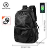 New School Men's Fashion Backpack Waterproof Backpack Male External USB Charge Bag Unisex fashion camouflage backpack K726