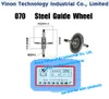 070 stalen gids wiel (1 paar = 2pcs) Xieye merk. Reserveonderdelen. OD. 31,5 mm, Axis Dia. 4 mm, totale lengte 45 mm. Hoge precisie-gids-katrol gebruikt voor CNC-draadsnede EDM-machines