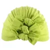 Accessori per capelli per neonate Tre Bow Knot Caps Turban Caps Newborn Toddler Fascia Beanie Cappello Cappello Cappellini per capelli