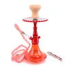 UFO Style Hookah Shisha Bong Rökning Vattenrör Set Ceramic Bowl Arab STEM HOOFAHS VASE 6 Färger One Hose Oil Rigs Tool Tillbehör