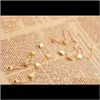 Drop Delivery 2021 Elegante placcato oro Star Love Heart Braccialetti con ciondoli Gioielli da sposa da sposa per le donne Ragazze Regali di San Valentino Dpyh7