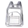 Utomhuspåsar Tungt klart PVC -ryggsäck Transparenta Multipockets School Ryggsäckar Seethrough for Work Sports NTS6859640