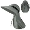 Outdoor Hats Sun Protection Cap Fishing Flap Flip Quick-drying 360 Degree UV Adjustable Mask Sportswear Accessories