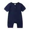 Baby Girl Clothes Rompers Boys Summer Bodysuit Children's Clothing For Newborn Short Sleeve pijama 210413