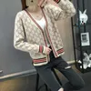 luxury clothes womens sweater for woman designer sweaters casual knit contrast color long-sleeved Autumn And Winter fashion classic women