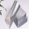 Emballage en aluminium en aluminium aspirateur plastique bouche plate scellée pur aluminium hrésidé couvercle de film sac multisize.