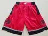 Heren Sport Team Shorts Basketbalkleding zonder zak Atletische korte joggingbroek Broek Borduren Zwart Wit Paars Blauw Maat SML XL XXL