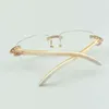 designers endlesses diamonds glasses frame 3524012 natural white buffs horns eyeglasses , size: 36-18-140mm