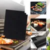 BBQ Tillbehör GRILL MAT Hållbar icke-stick grillmattor Matlagningsark Mikrovågsugn utomhusstekt verktyg för fest för fest