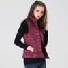 Women Ultra Light White Duck Down Vest Coat Female Slim Sleeveless Jacket Windproof Warm Waistcoat 210423