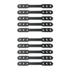 Bottiglie di stoccaggio Barattoli 10Pcs Maschera per il viso regolabile Protezione per le orecchie Gancio Prese di estensione Fibbia Supporto per cinturino Accessori Black251t