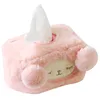 Plush Cartoon Sheep Cover Car Livingroom Bedroom Stuffed Tissue Box Holder HFing