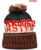 2021 Oakland Baseball como Beanie North American Team Side Patch Winter Winter Sport Knit Chapéu Crânio Caps A12