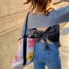 Felpa da donna Trendy Ins Loose Design coreano Sense Jacket Autunno senza vita Top impilabile ultra-corto 210529