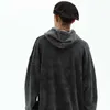 Mężczyźni Hip Hop Bluza Bluza Postrzegany Mężczyzna Drukuj Harajuku Streetwear Oversized Bluza Bluza Sweter Jesień Bawełna Umyte Kapturem 210720