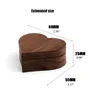 Jewelry Pouches Bags 40GB Heart Walnut Wood Ring Box Proposal Engagement Holder Wooden262Z