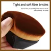 Pinceles de maquillaje Corrector Diamond Foundation No Trace Powder Make Up Brush Tools Portable Red