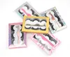 16 Cores Falsas Eyelashes Box Embalagem Multi-Cores Opcional Eyelash Caixas de papel macio vazio personalizado Logo Navio grátis 50