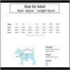Apparel Supplies Home Garden Drop Levering 2021 Pet Matching Hoodie Lente Franse Bulldog Solid Dog Jas Warme Family Kleding voor Honden Puppy