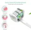 2 têtes de brosse à trois côtés pour brosse à dents électrique sonique 3D USB brosse Rechargeable tête de dents brosse à dents à ultrasons en forme de U